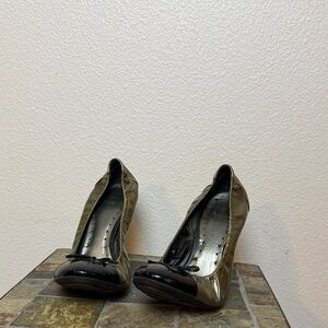BCBGirls Metallic and Black Heels